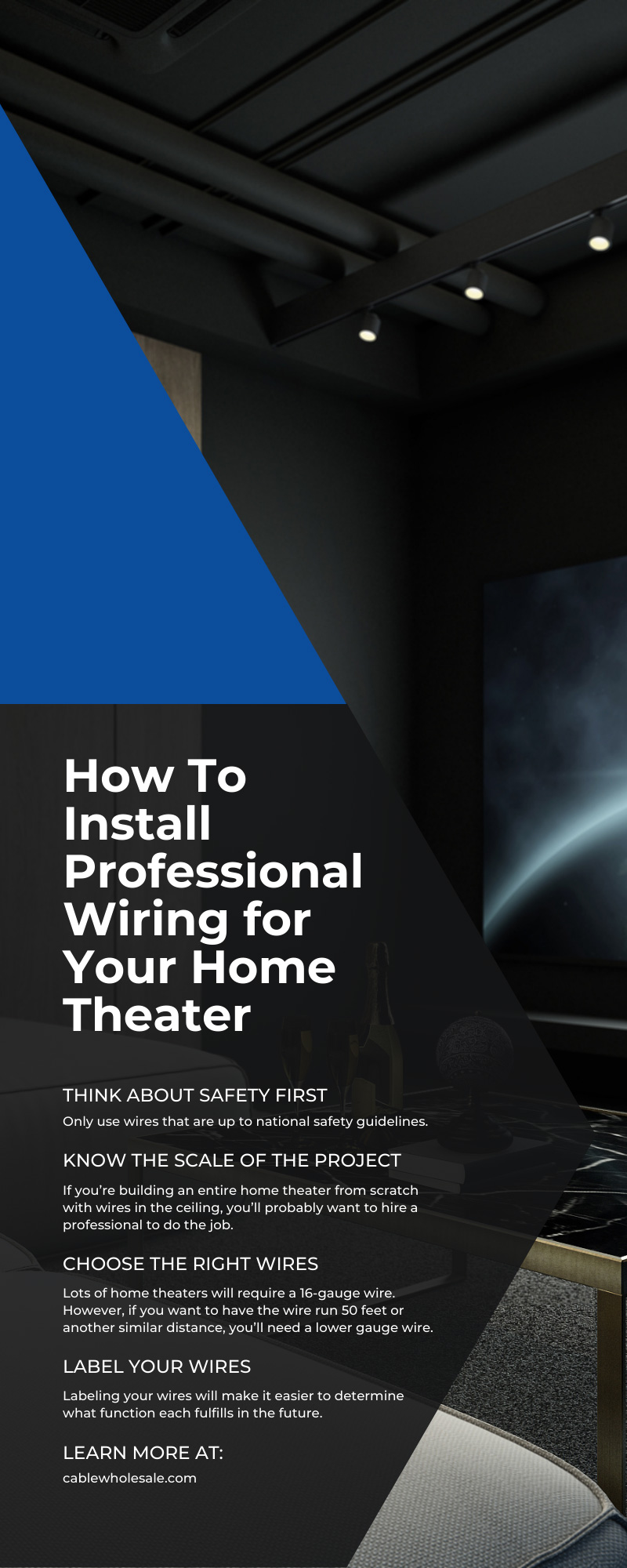 How To Install Professional Wiring for Your Home Theater