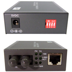Fiber Ethernet on Ethernet To Multimode Fiber Optic Converter  Rj45  100base Tx  To