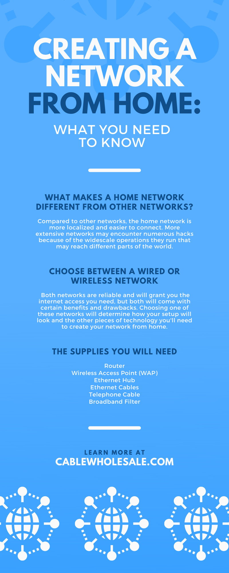 Creating a Network From Home: What You Need To Know