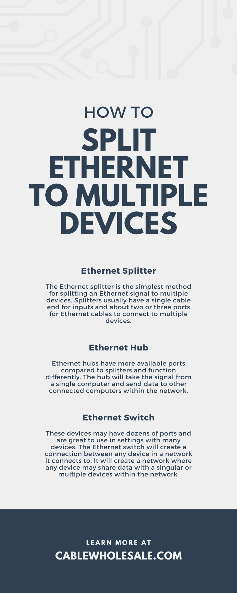 How To Split Ethernet to Multiple Devices