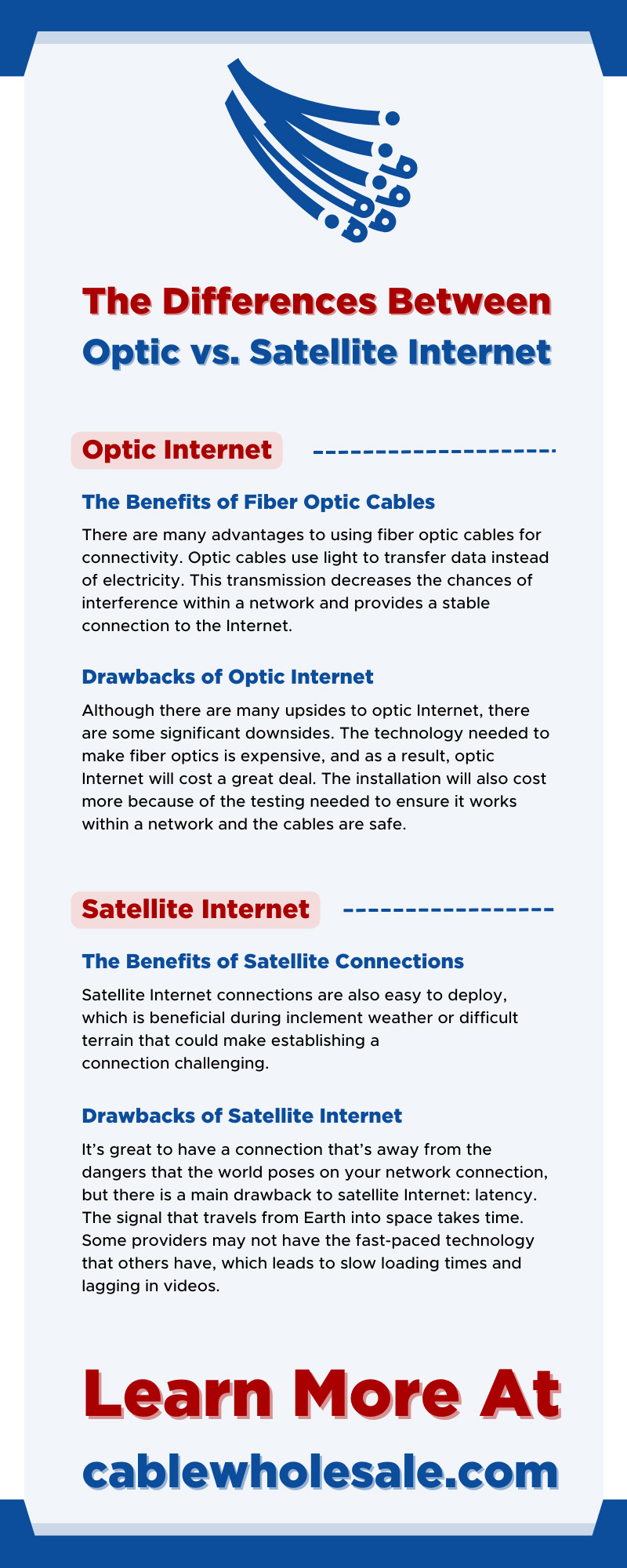 The Differences Between Optic vs. Satellite Internet