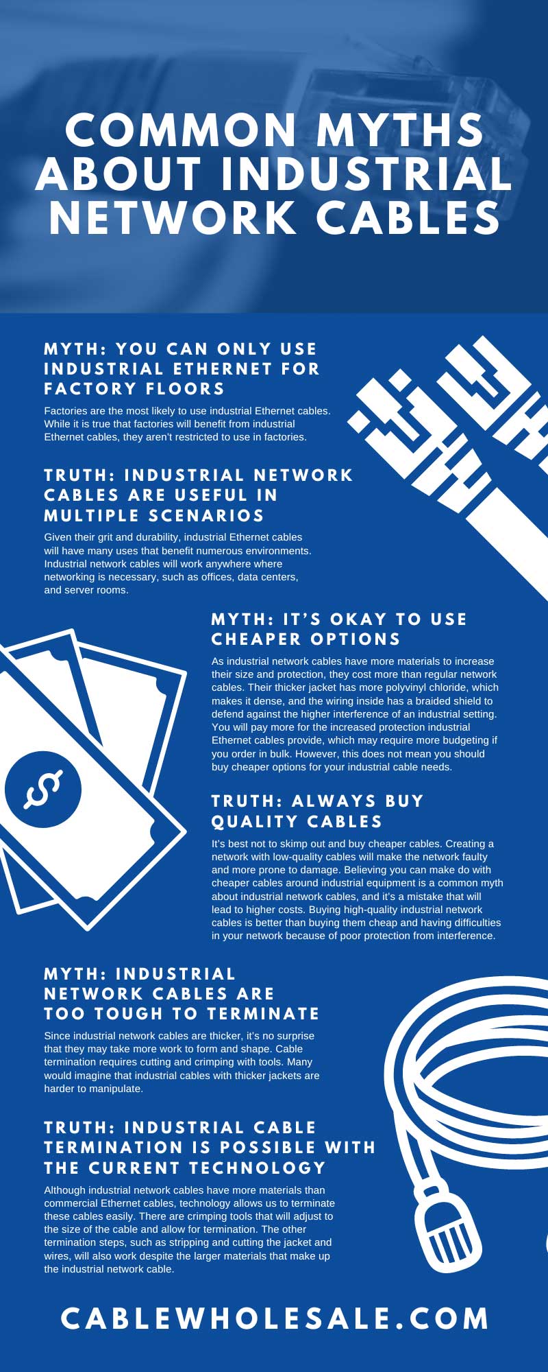 Common Myths About Industrial Network Cables