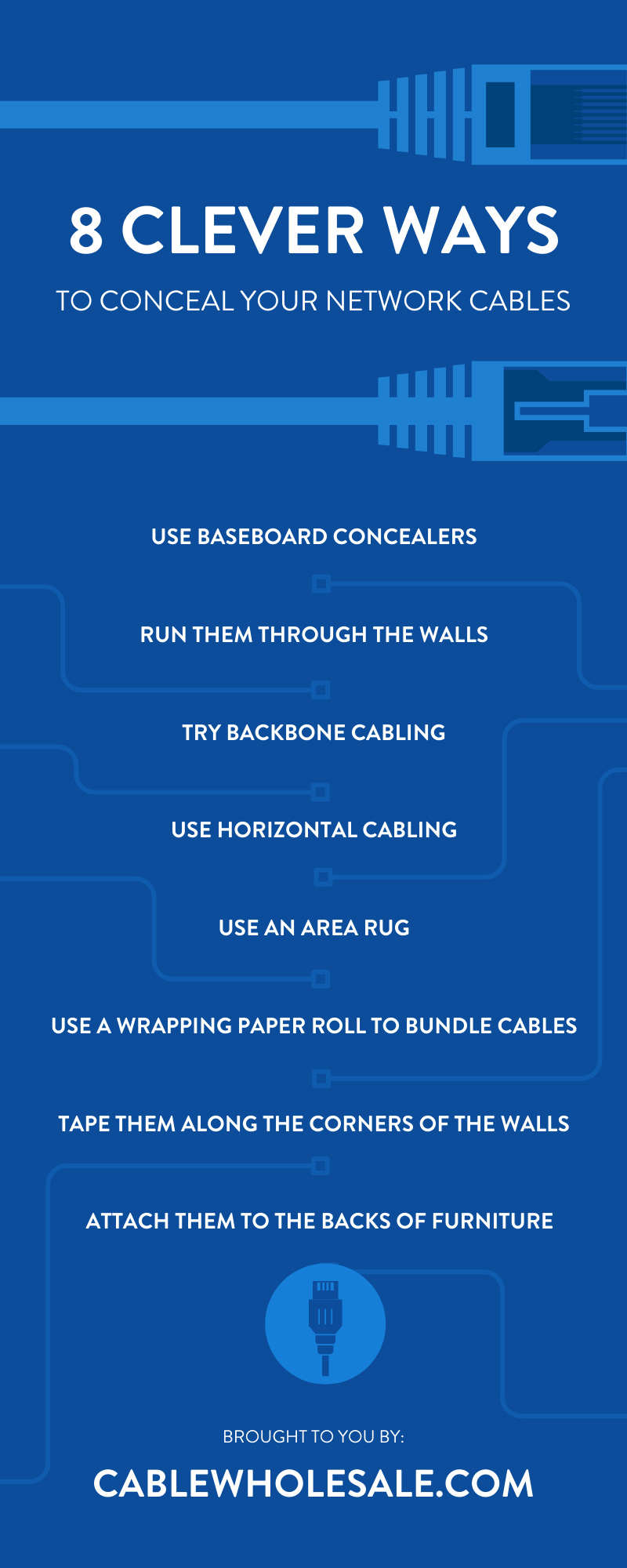 8 Clever Ways To Conceal Your Network Cables